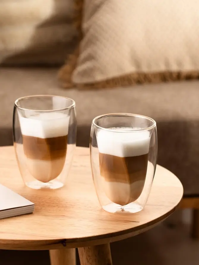 Zestaw szklanek CEMBRA MODERN z podwójną ścianką bez ucha, 2 szt. 0,28 l
