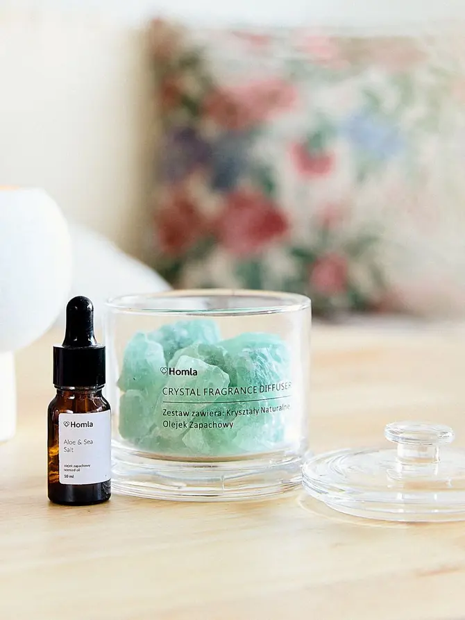 Zestaw zapachowy SERENITY Aloe & Sea Salt 300 g + 10 ml