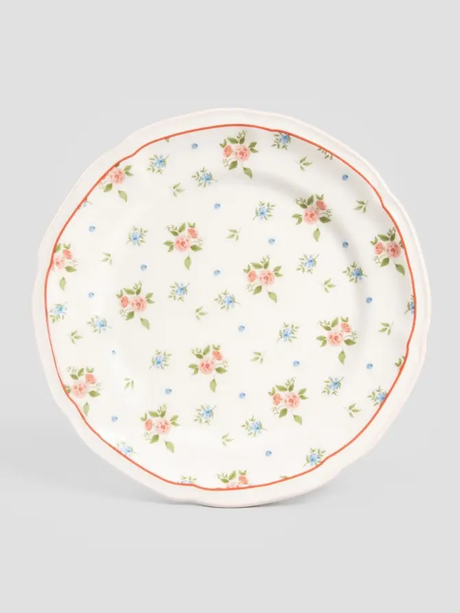 Talerz GRETA deserowy różówy 21 cm