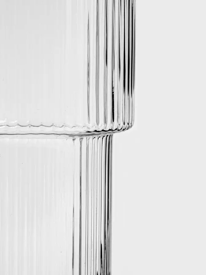 Wazon LIMPID szklany transparentny 24 cm