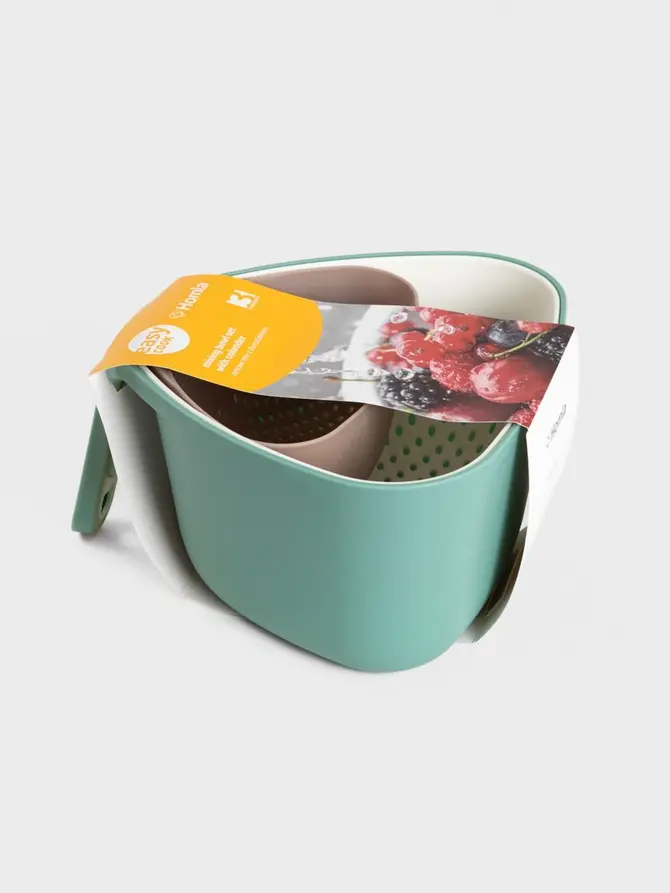 Zestaw mis EASY COOK z durszlakiem 3 el