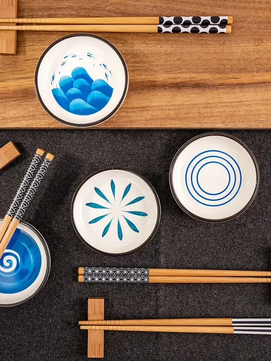 Zestaw KIOTO ozdobny do serwowania sushi 12 el