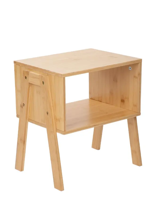 Szafka nocna SLUMBER bambusowy naturalny 42x29x42 cm