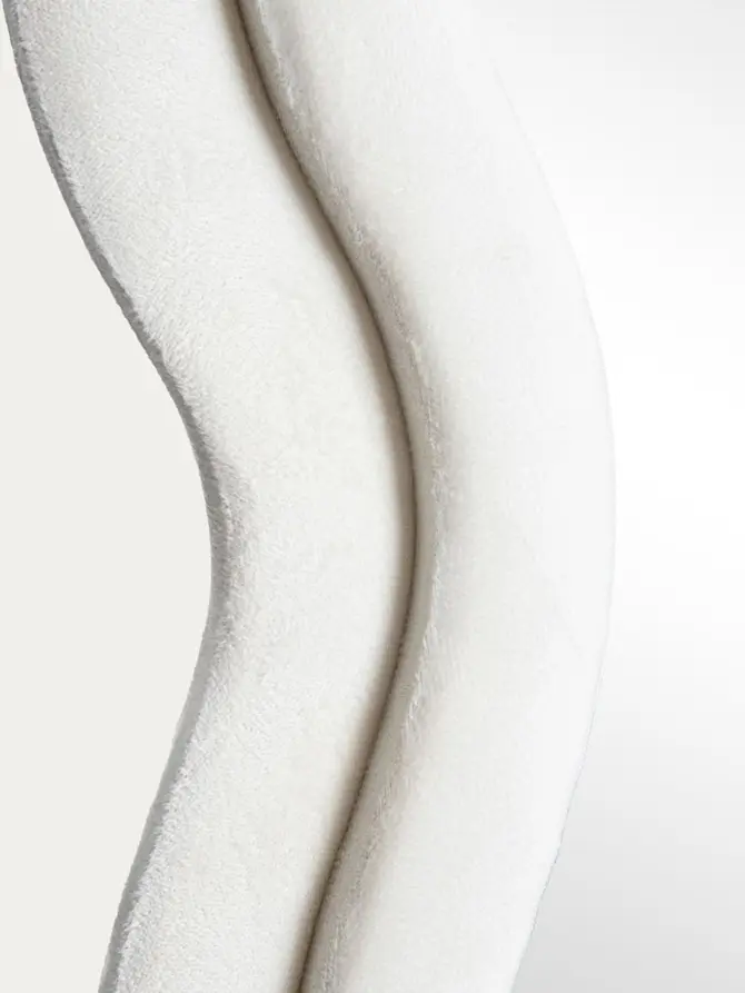 Lustro FILO beżowe falowane 160x60x5,5 cm