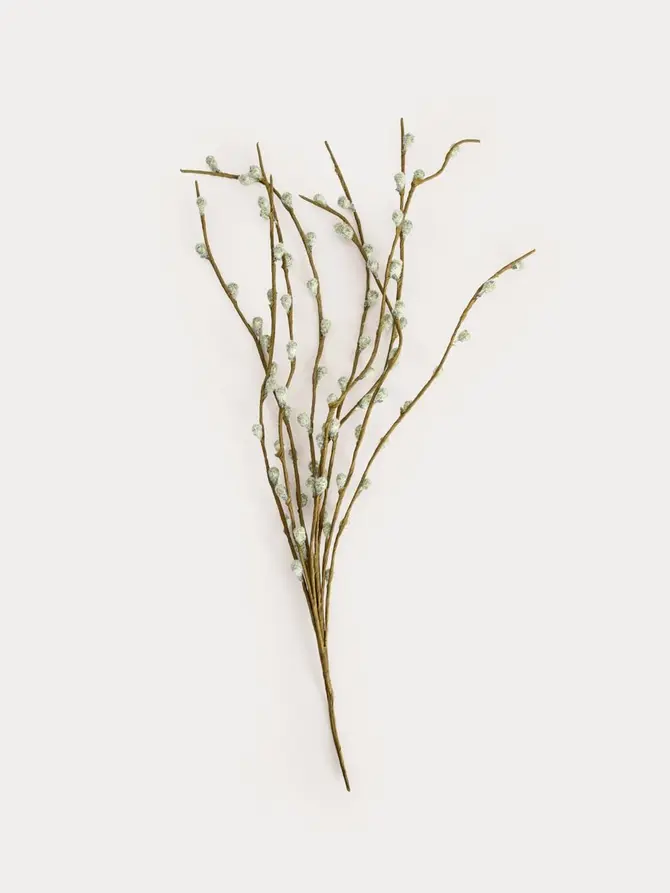 Gałązka sztuczna CATKINS bazie 58 cm