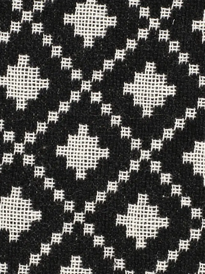 Pled z frędzlami czarny ETNIK 130x170 cm SS20 956823