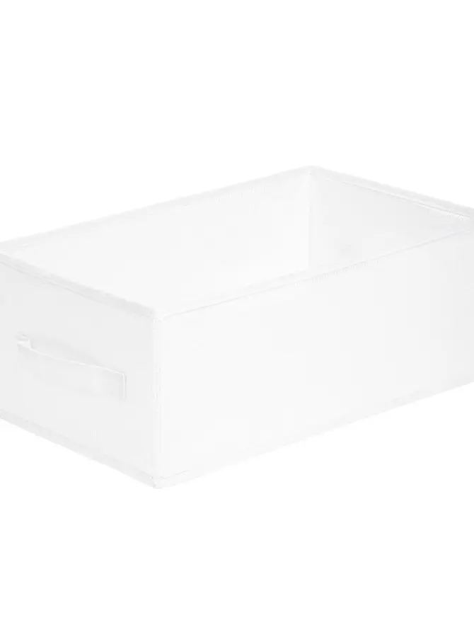 Organizer do szafy DELANEY bez przegródek biały 42x25x16 cm