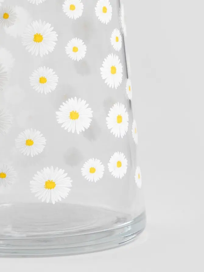 Karafka VIRAGOK z printem stokrotek 1,2 l
