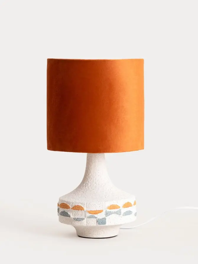 Lampa stołowa CHEVET ceramiczna 20x20x36,5 cm