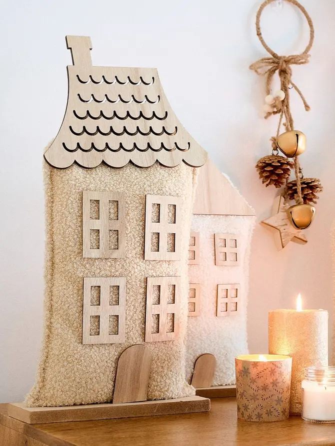 Domek HOMIS bukla beż 52 cm