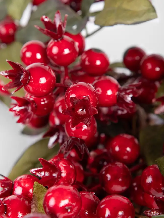 Wieniec RUBY HAWTHORN czerwony 40 cm