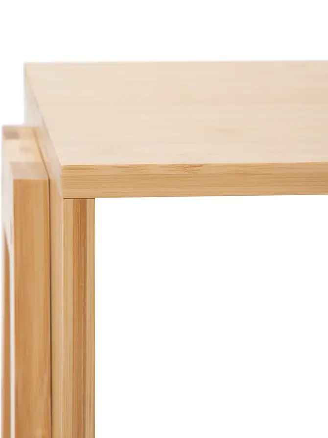 Szafka nocna SLUMBER bambusowy naturalny 42x29x42 cm