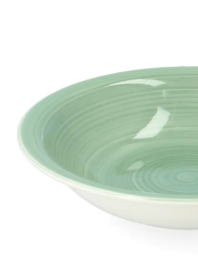 Talerz OBLAN głęboki pistacjowy 21 cm