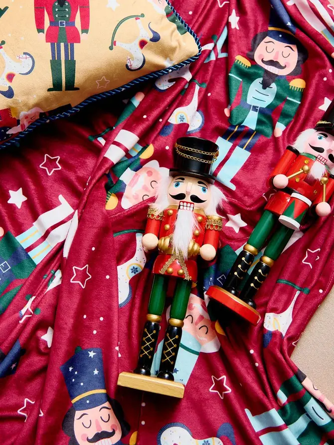 Koc NUTCRACKER minky 150x200 cm