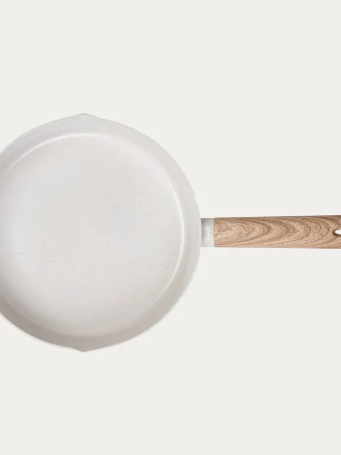Patelnia LOREBURN z powłoką ceramiczną śmietankowa 24 cm
