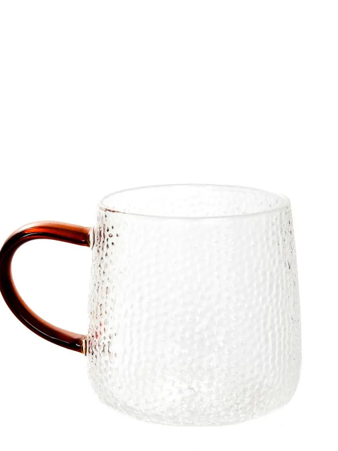 Szklanka AMBER młotkowane szkło 0,35 l