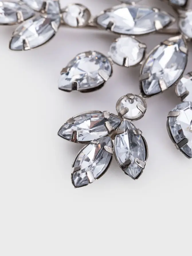 Zawieszka DIAMOS śnieżynka z gwiazdką w środku 11 cm