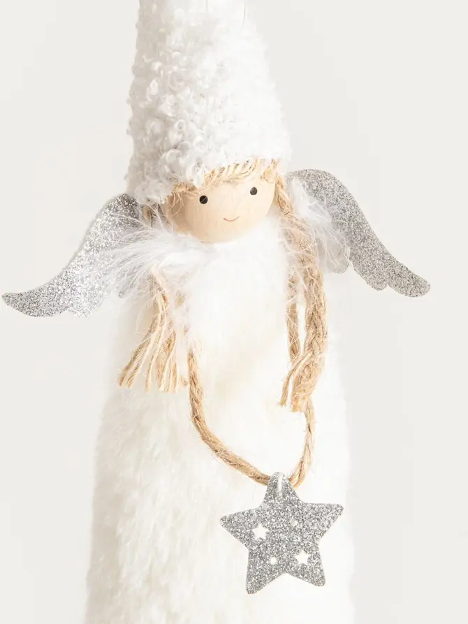 Zawieszka PLYS aniołek biały 26 cm