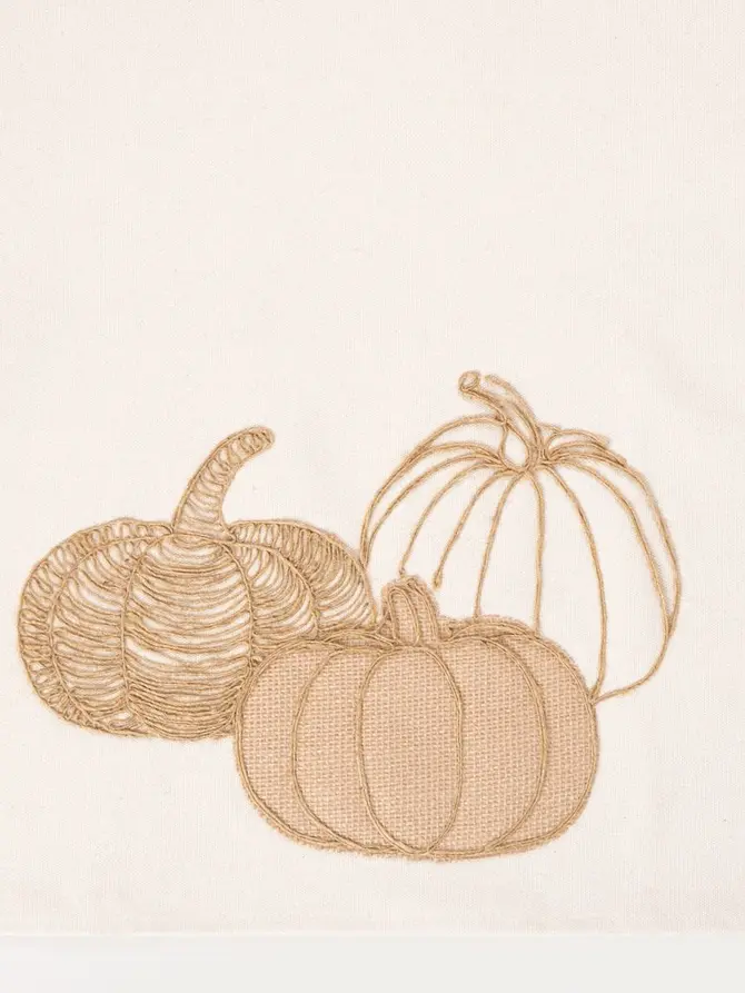 Bieżnik PUMPKIN z dyniowym haftem 40x140cm