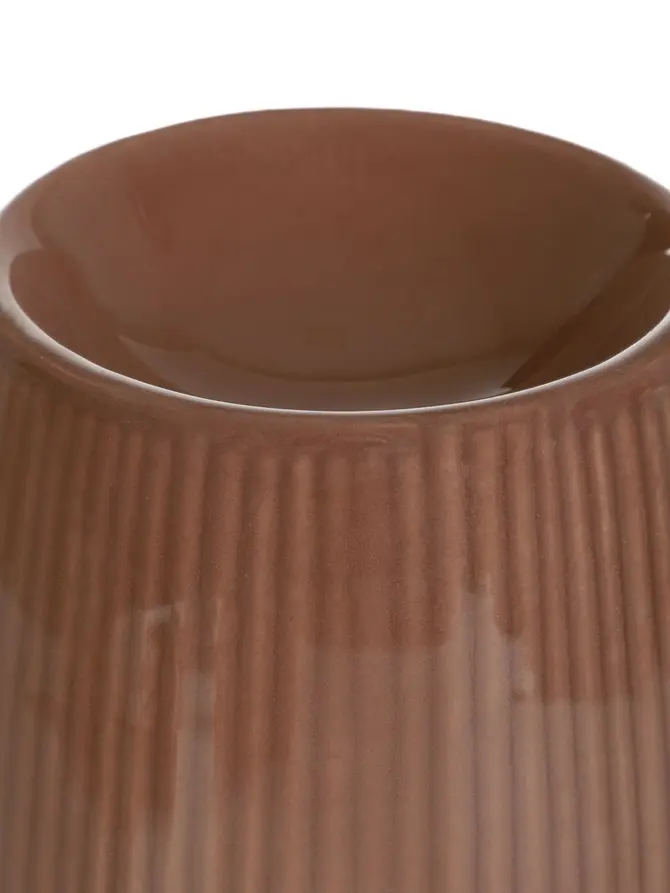 Kominek ceramiczny FIRES z woskiem Sandalwood 10x12,5 cm 22G