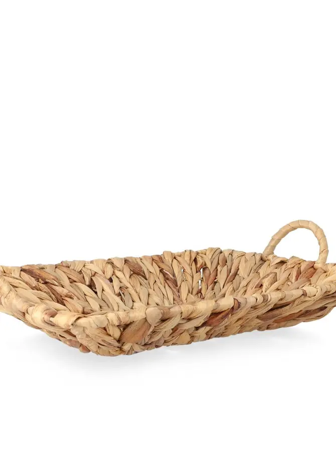 Taca HYACINTH z hiacyntu wodnego prostokątna 38x29x4 cm