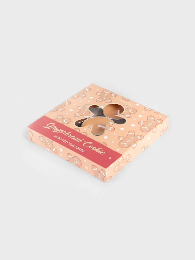 Zestaw tealightów BISCOTTO Gingerbread cookie 6 szt. x 12 g