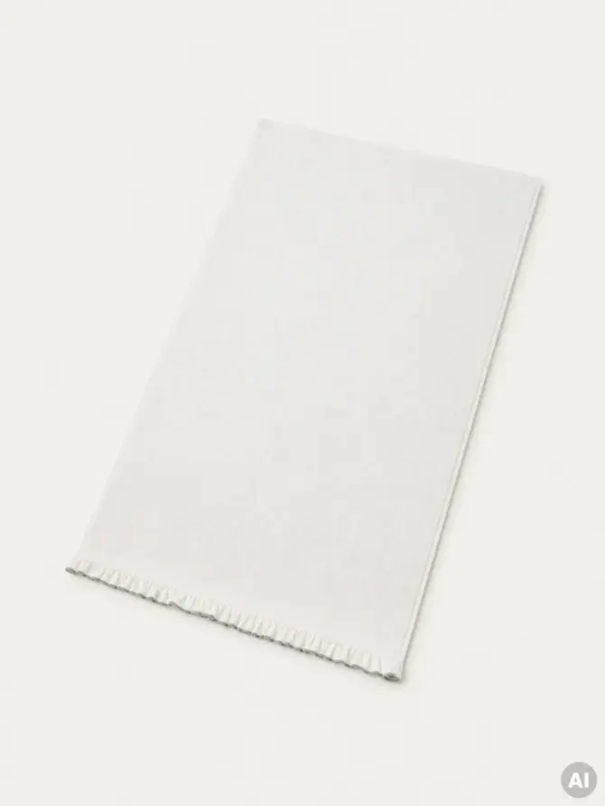 Ręcznik SANTO z ozdobnym pistacjowym haftem 70x130 cm