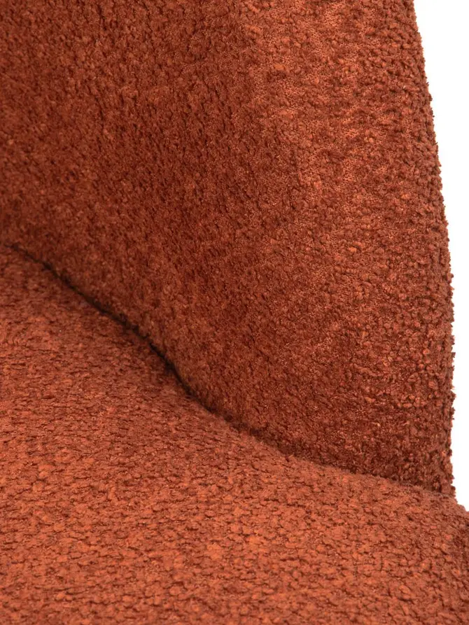 Fotel SVINGEN obrotowy ceglasty 65.5x77x69cm