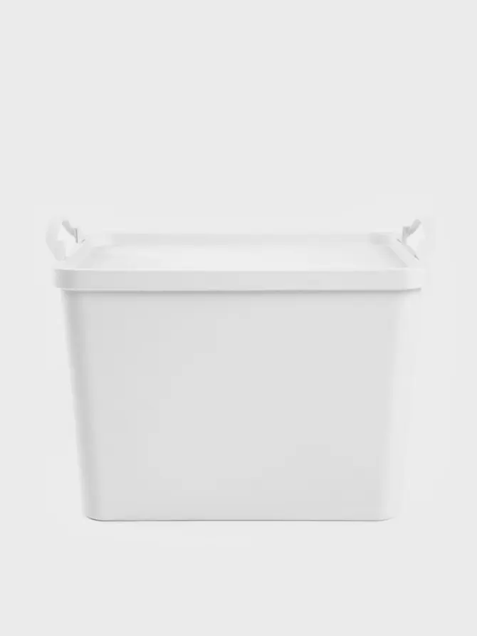 Pudełko FACILE plastikowe z pokrywką 26x16,5x19,5 cm