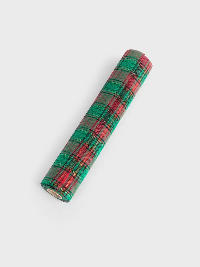 Bieżnik TARTAN dekoracyjny w kratę 28x270 cm