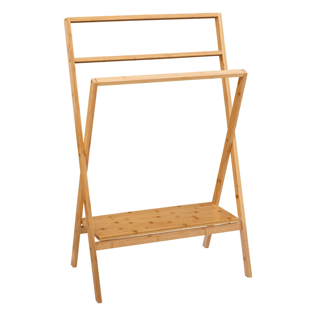 Wieszak BAMBOO na ręczniki 60x36x94 cm