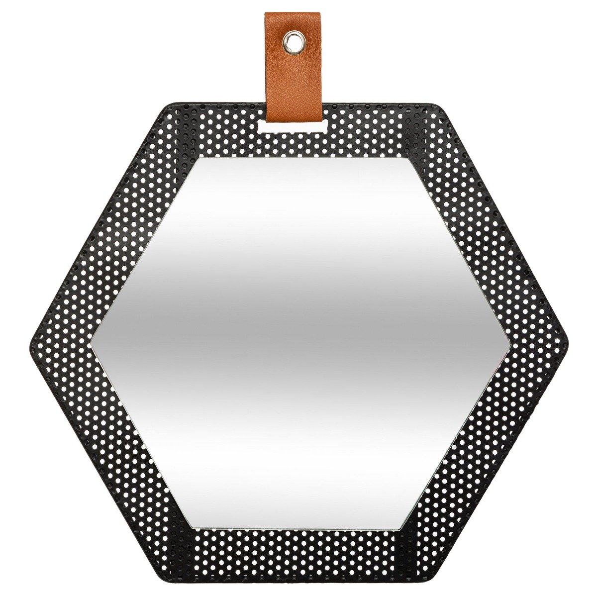 Lustro TASCO w kształcie heksagonu 30x34 cm