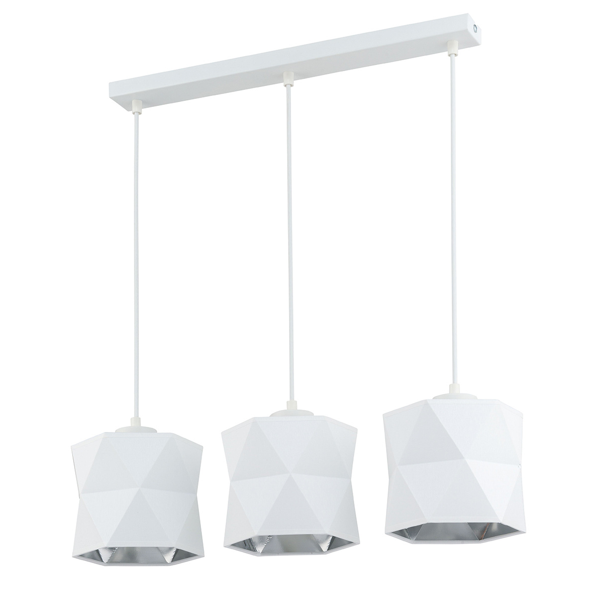 Lampa SIRO WHITE wisząca koło 3-punktowa 230 V