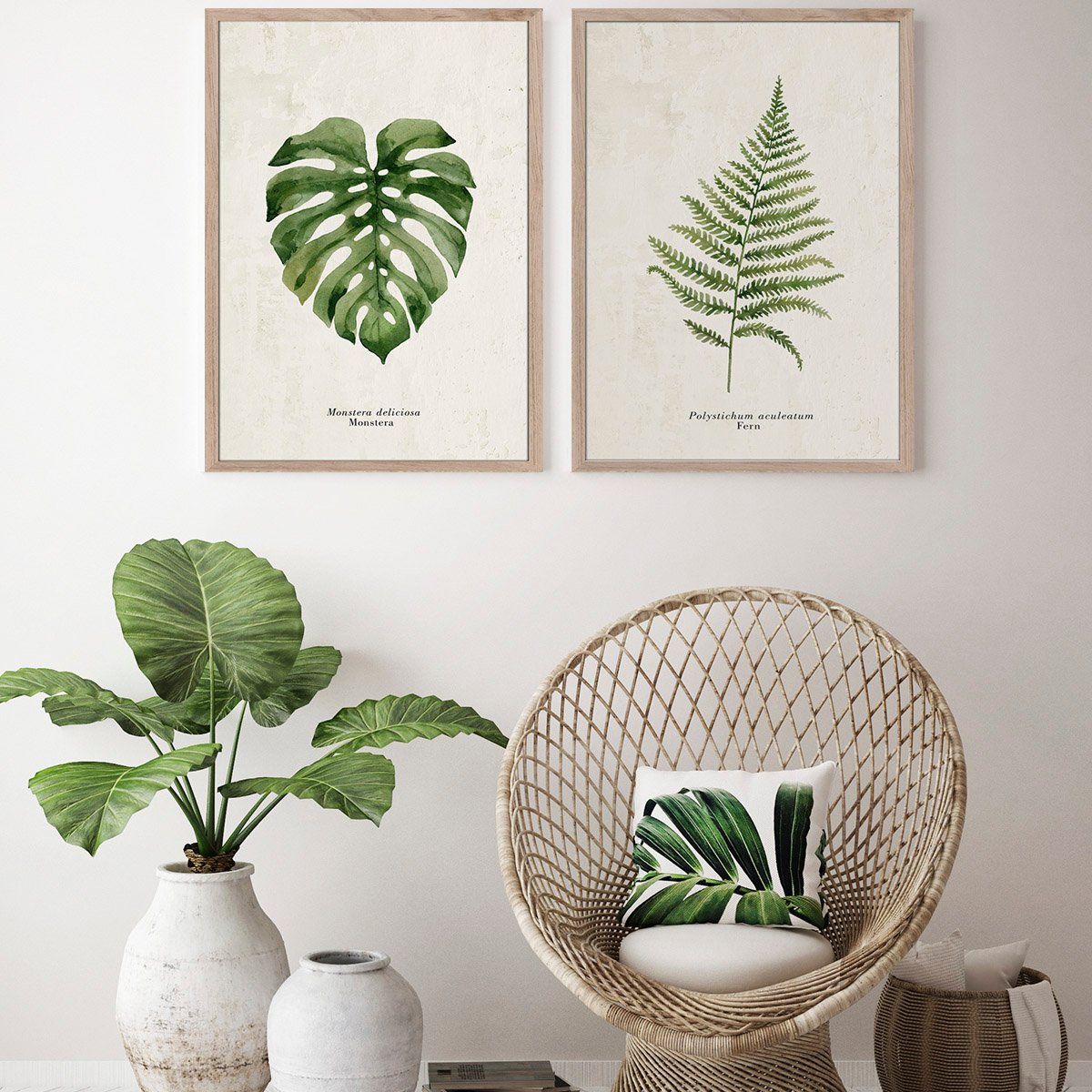 Obraz MONSTERA w ramie 50x70 cm