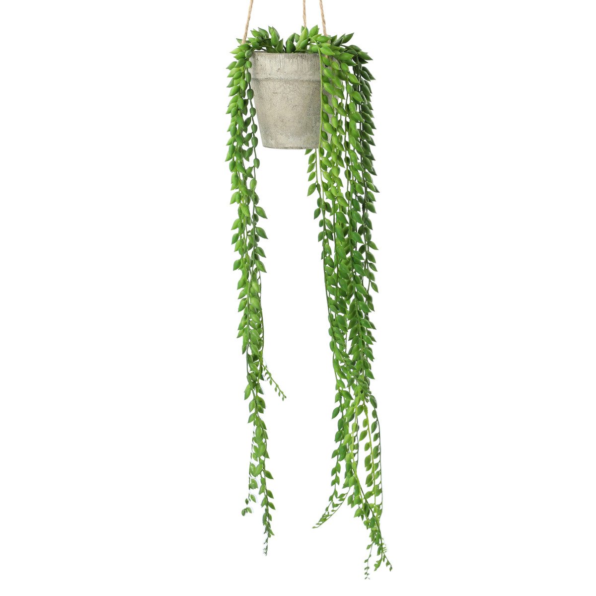 Roślina sztuczna SENCIO w donicy wisząca 10x10x54 cm