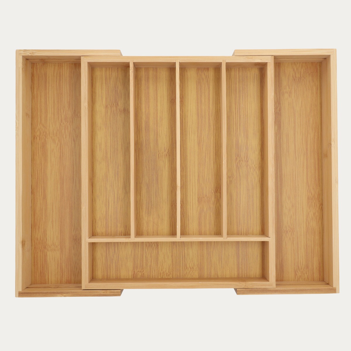 Wkład BAMBOU do szuflady regulowany na sztućce 37x31 cm
