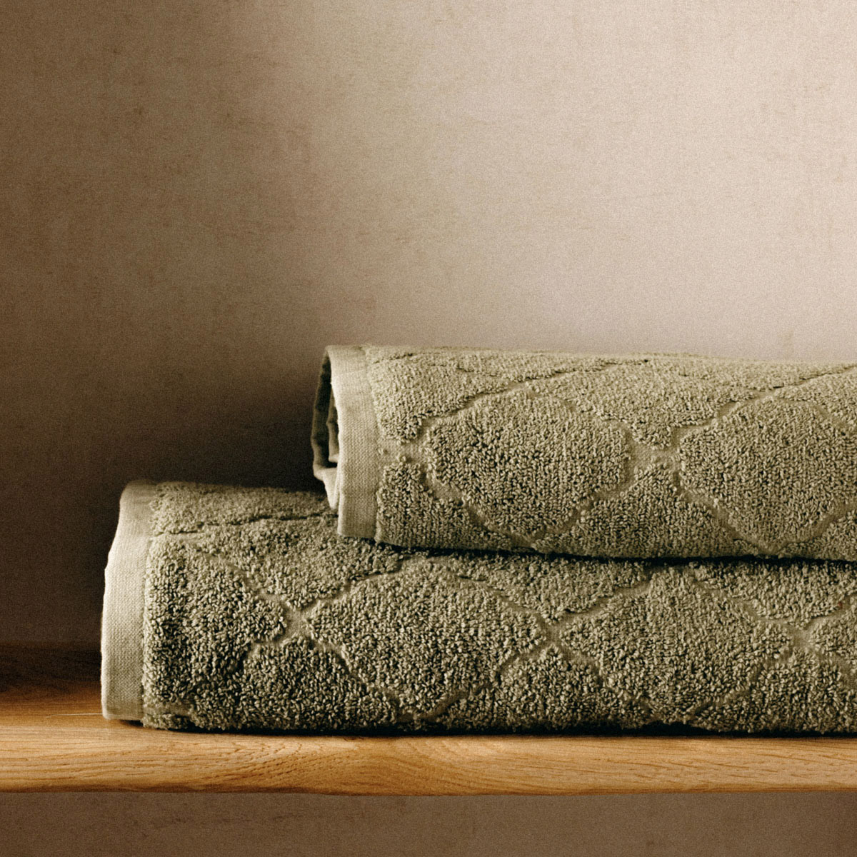Ręcznik SAMINE z marokańską koniczyną pistacjowy 50x90 cm