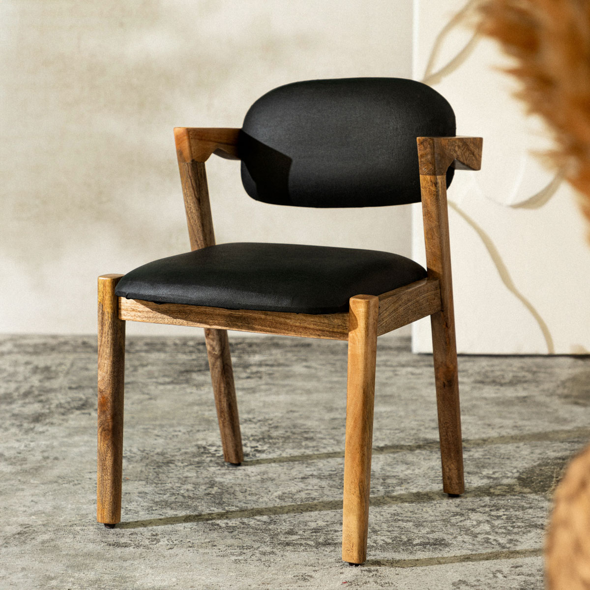 Krzesło LUNE drewniane 53 x 53 x 80 cm