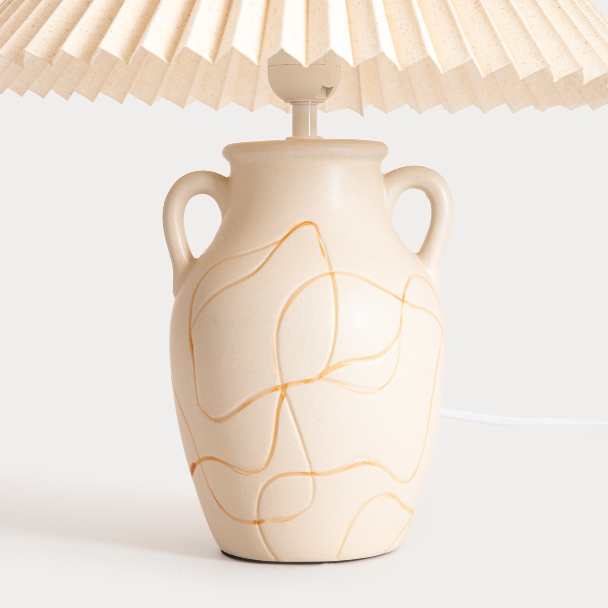 Lampa stołowa TETO ceramiczna 35,5x35,5x38 cm