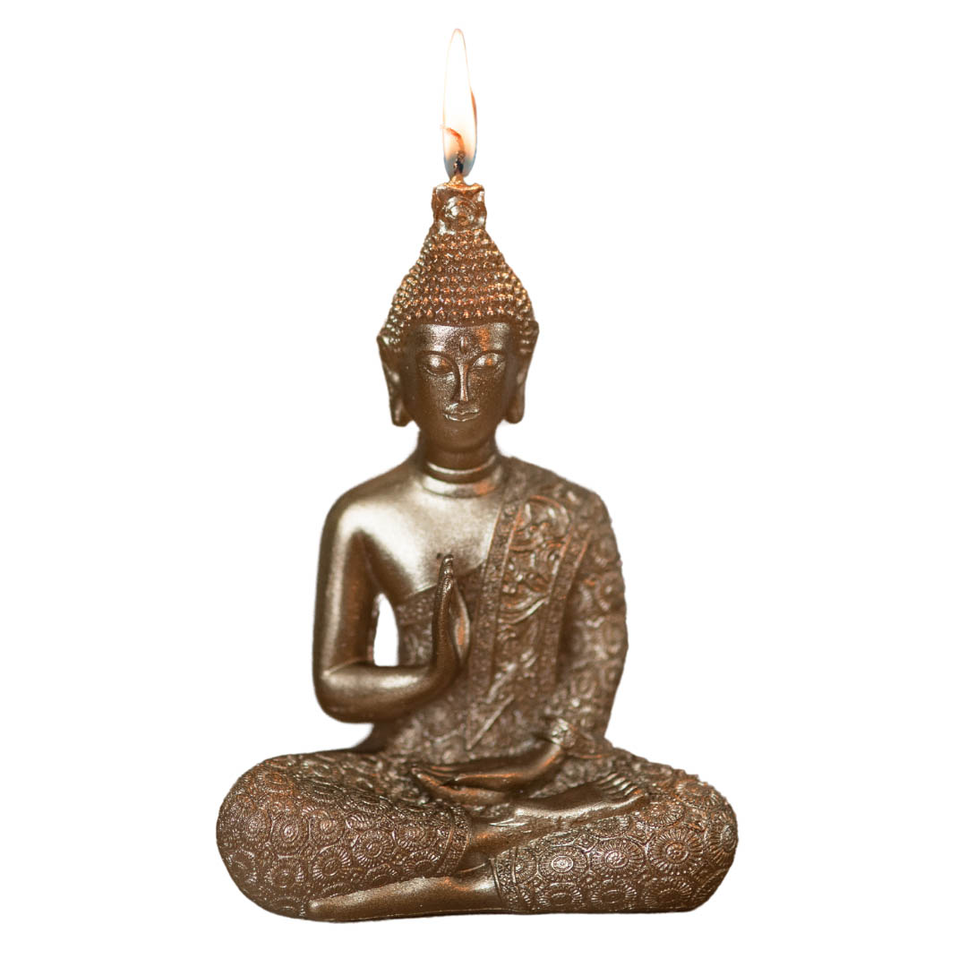 Świeca BUDDHA karmelowa 132 g