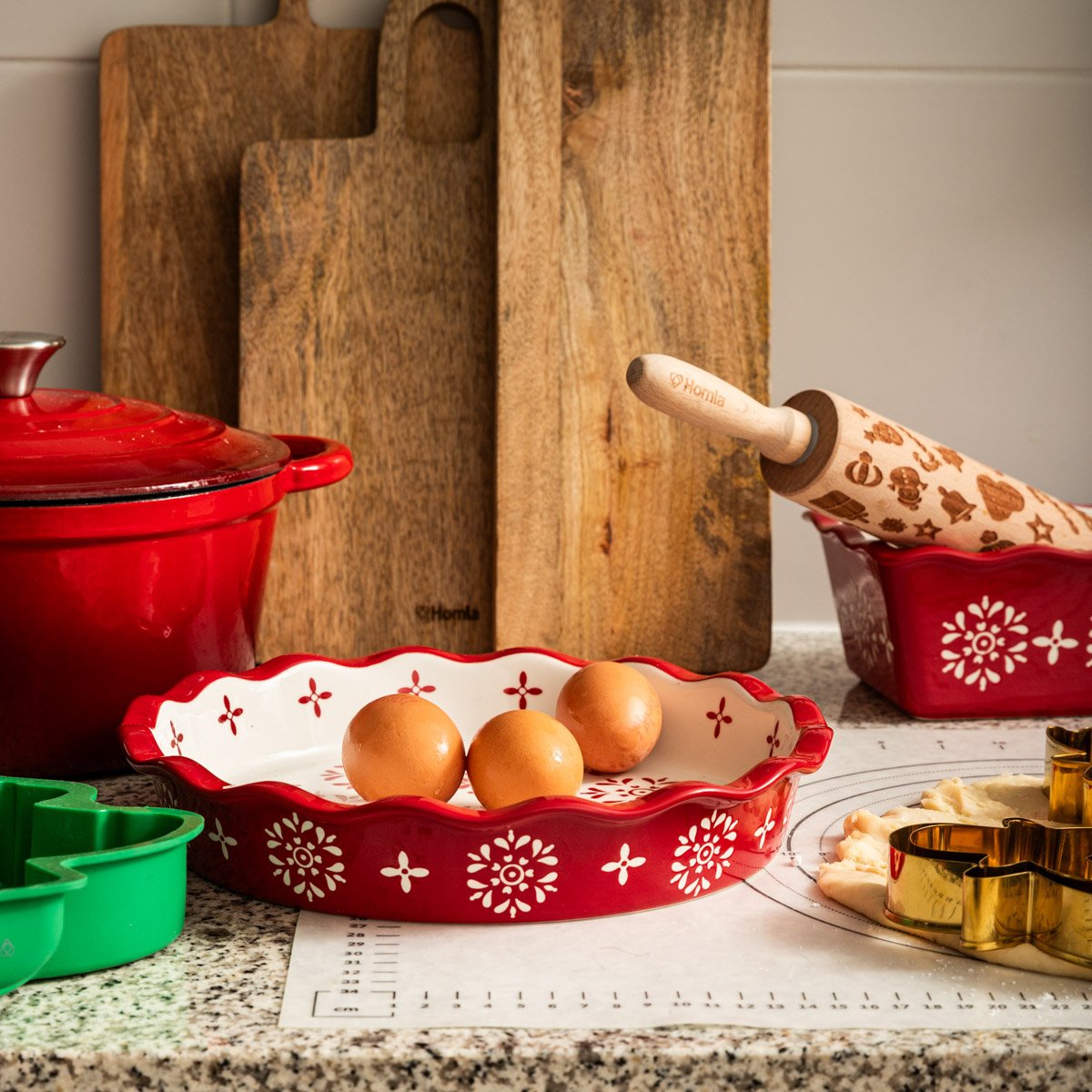 Naczynie do zapiekania BAKIN ceramiczne okrągłe