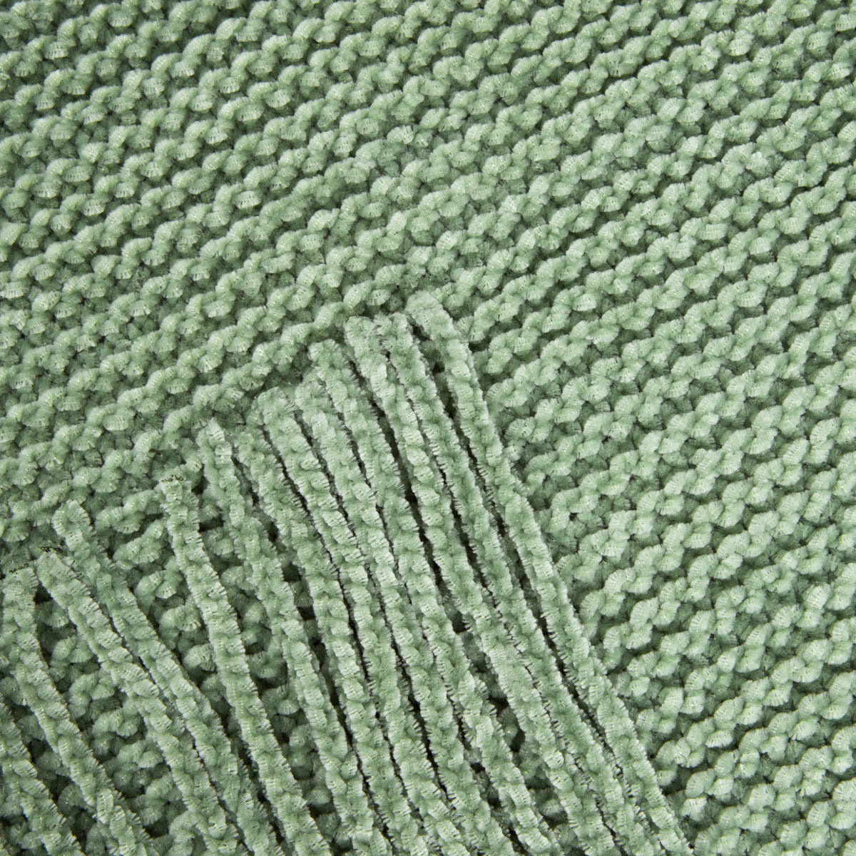 Koc CHENILLE szenilowy pistacjowy 130x170 cm