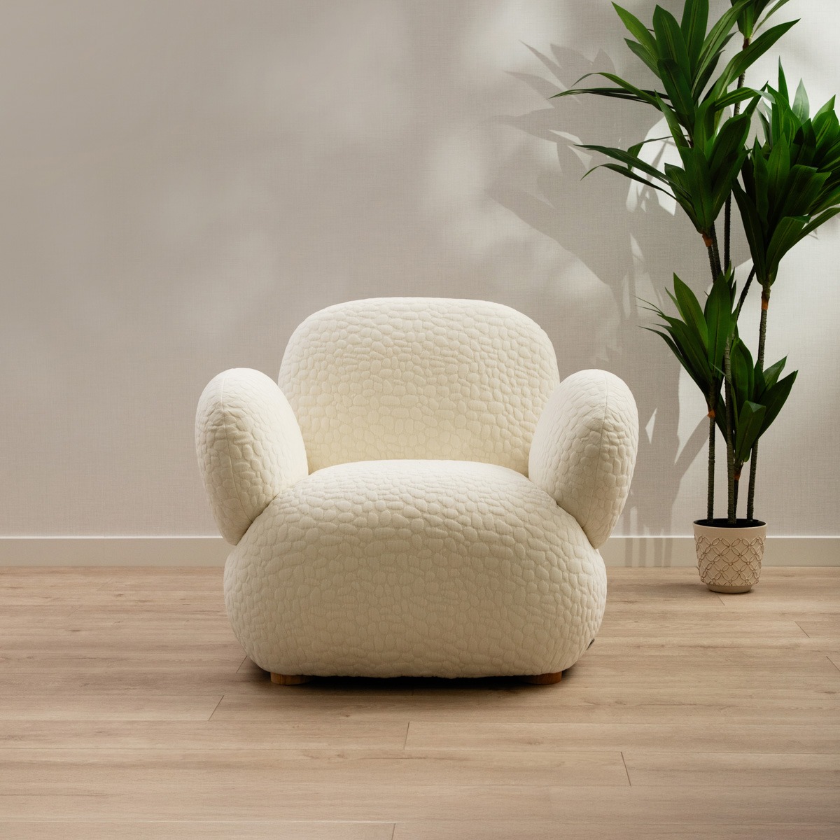 Fotel SIESTE Ecru 96,5x90x79 cm