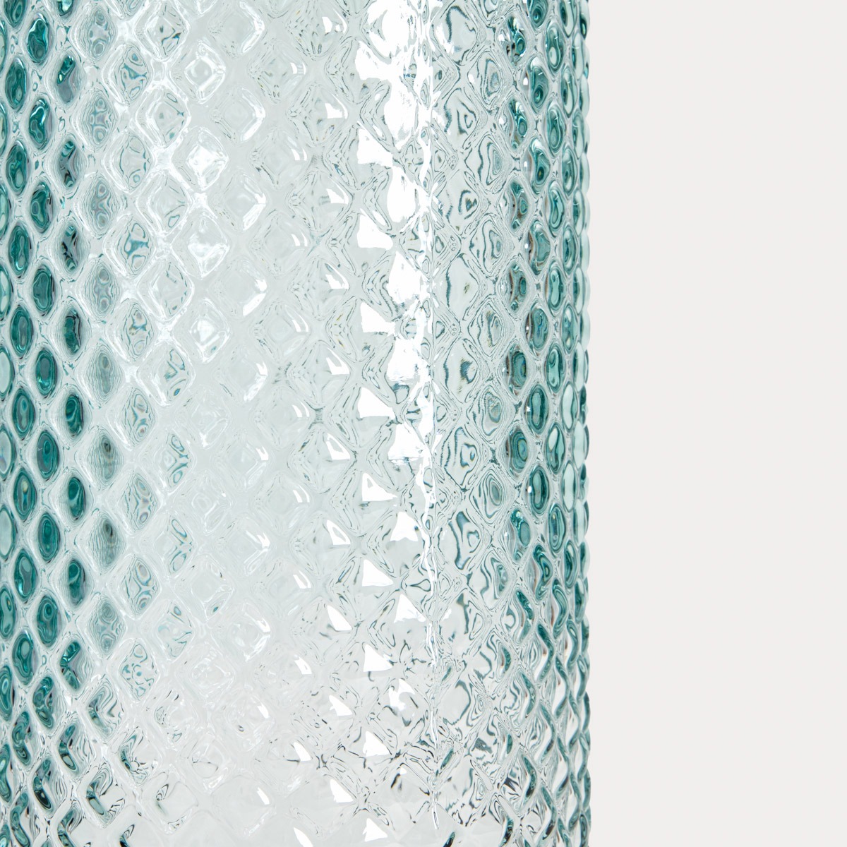Wazon MIKKA transparentny ze szkła z recyklingu 45 cm
