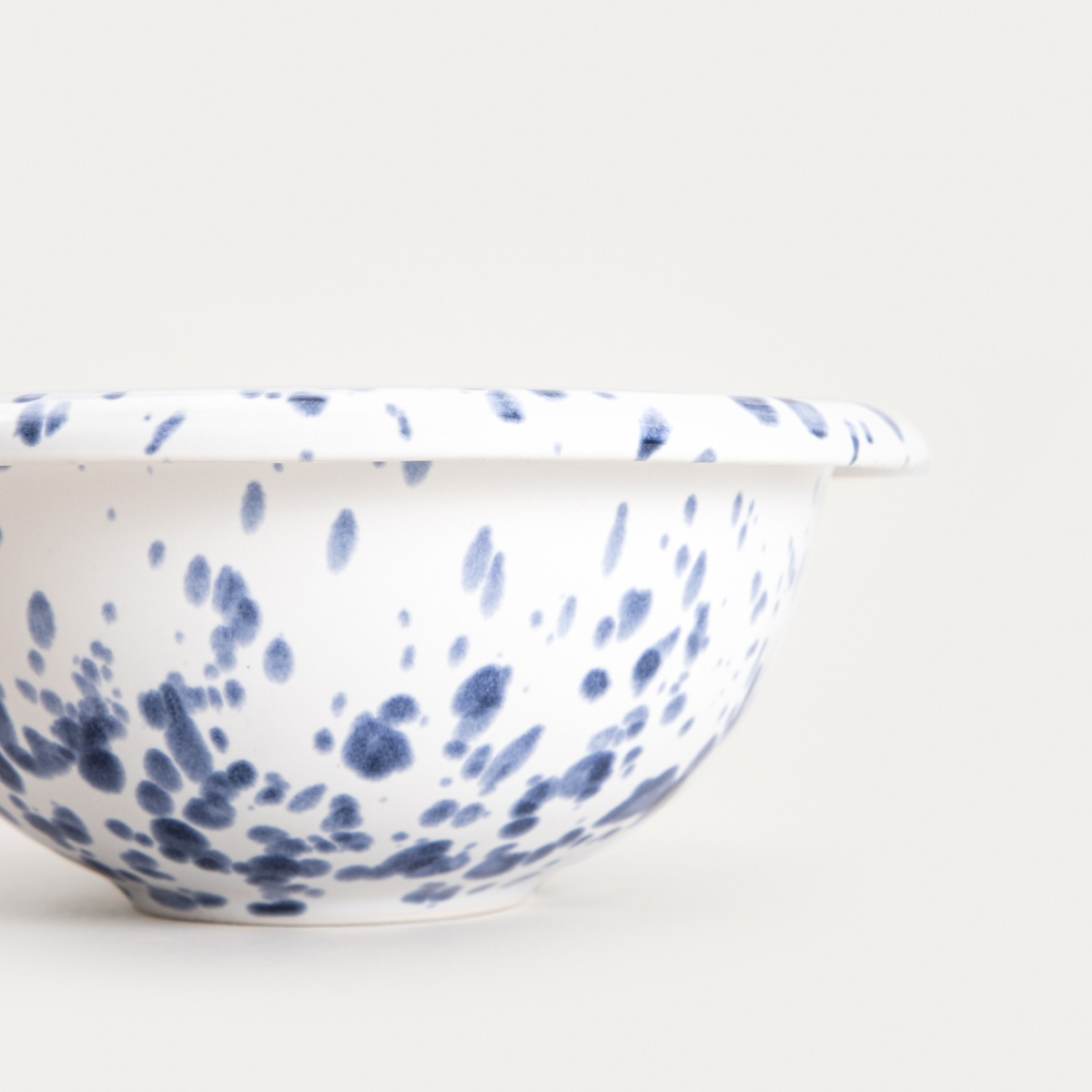 Miska WILORA nakrapiana granatowa 18x7 cm