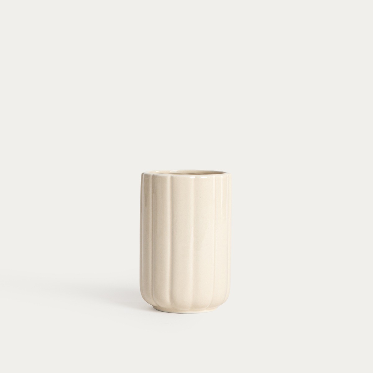 Kubek łazienkowy MELIDA ceramiczny 7,5x7,5x11cm
