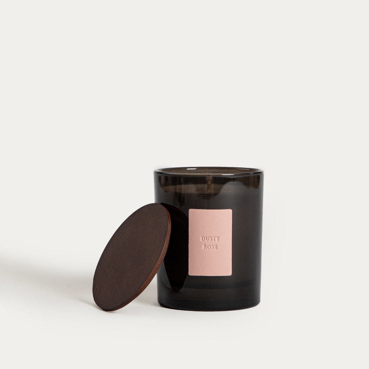 Świeca sojowa URBAN LEATHER Dusty Rose 200 g