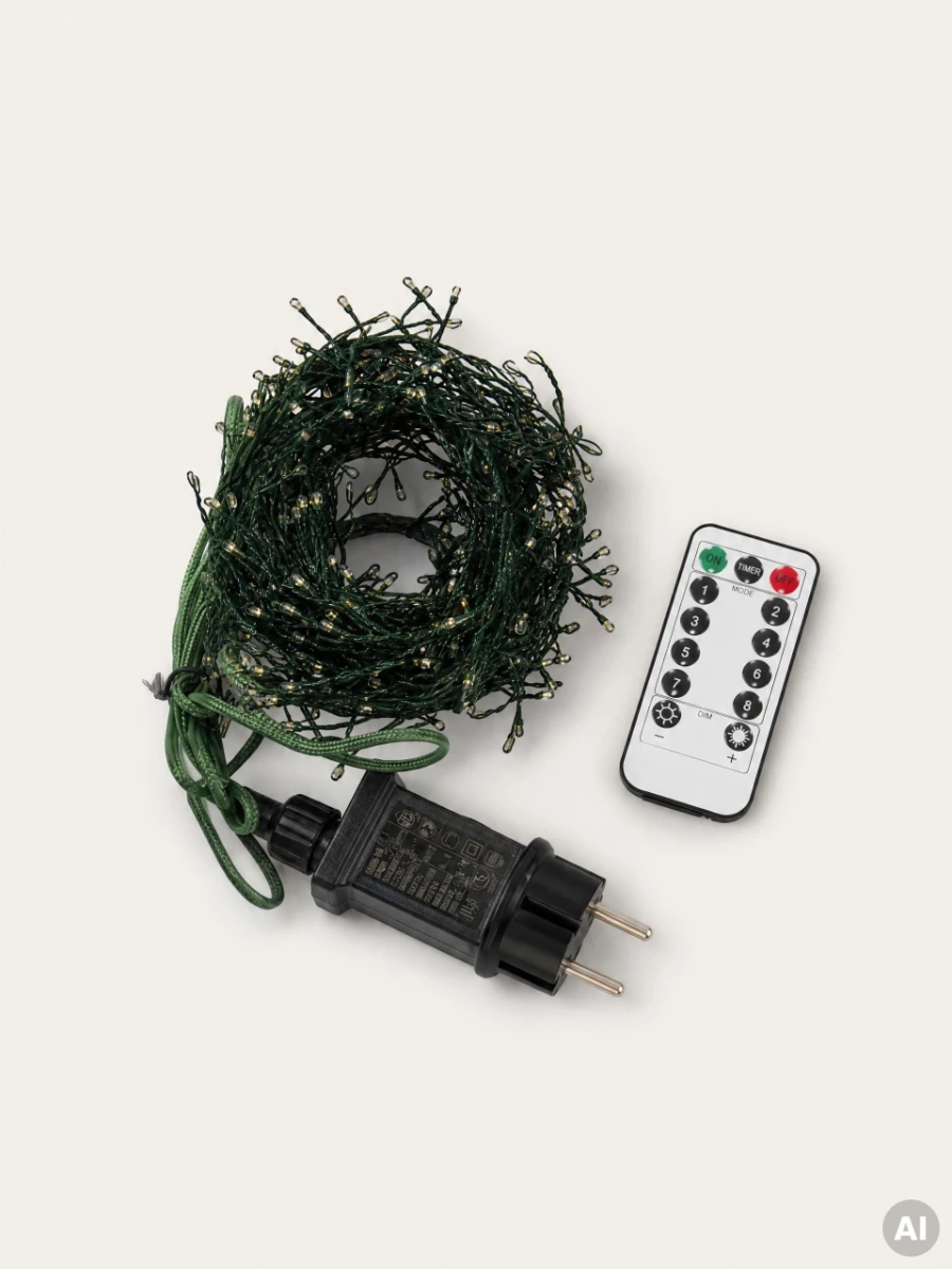 Lampki ILUMES gęsto skręcone 603 LED, 150 cm