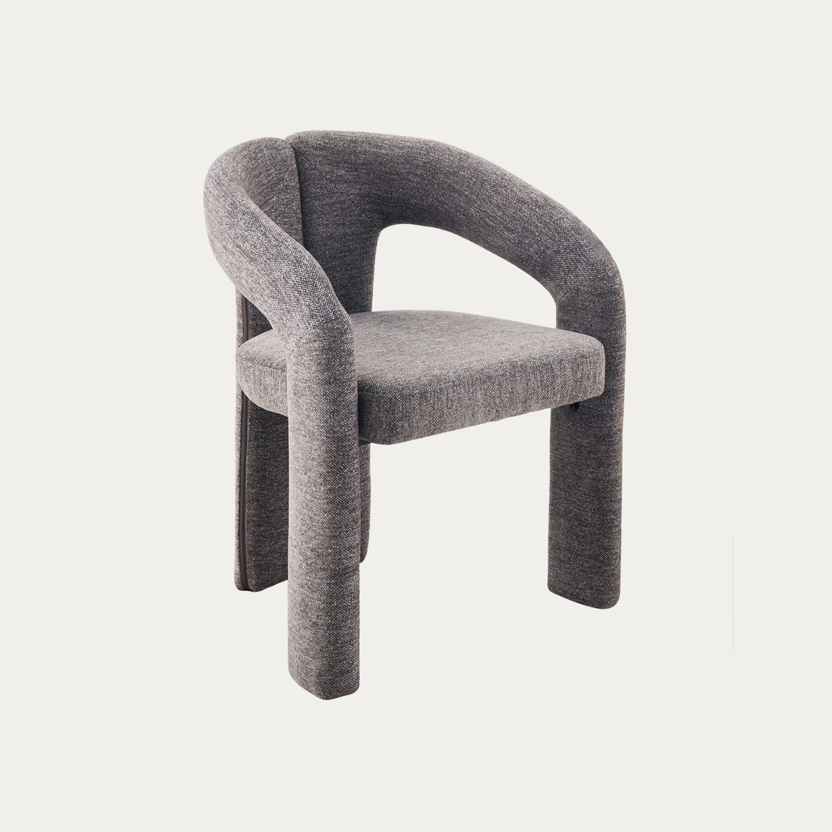 Fotel ROVELLE brązowy 61x58,5x78,5 cm