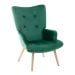 Fotel MOSS zielony 70x95cm